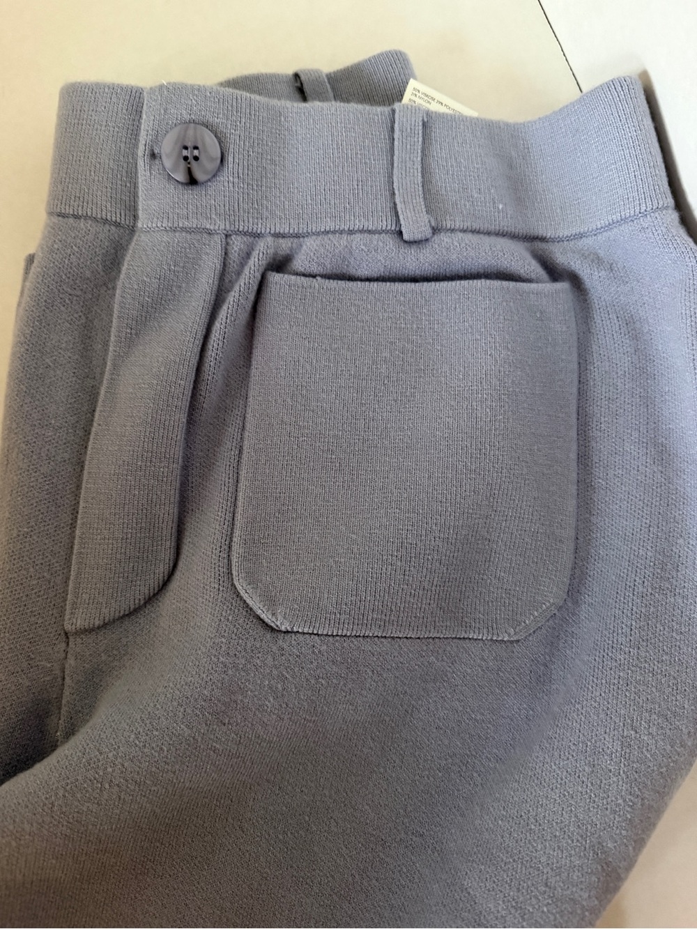 NWOT Anthropologie Maeve Colette Cozy Sweater Wide-Leg Knit Pants - L - Picture 9 of 11